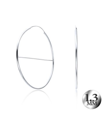 Silver Hoop Earring HO-1518